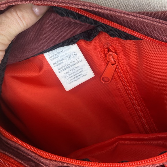 Kavu Crossbody Belt Bag with Adjustable Rope Detail Straps- Maroon - Picture 4 of 6